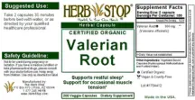 Label for Valerian Root