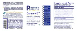 Label for Cardio-ND