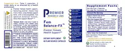 Label for Fem Balance-FX