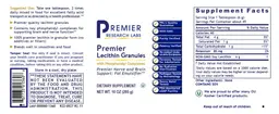 Label for Premier Lecithin Granules