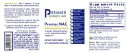 Label for Premier NAC