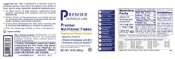 Label for Premier Nutritional Flakes