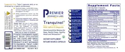 Label for Tranquinol