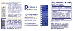 Label for Tyrosine Matrix