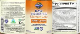 Label for Ultimate Care