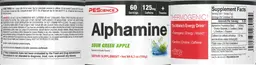 Label for Alphamine Sour Green Apple