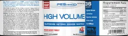 Label for High Volume Melon Berry Twist