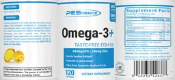 Label for Omega-3+