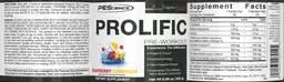 Label for Prolific Raspberry Lemonade