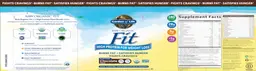 Label for Raw Organic Fit Chocolate Flavor