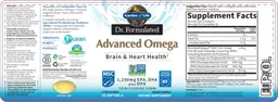 Label for Advanced Omega Citrus Flavor