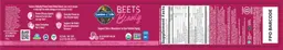 Label for Beets Beauty Blackberry Melon Flavor