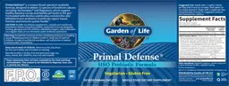 Label for HSO Probiotic Formula
