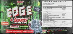 Label for Edge of Insanity Black Ice