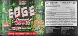 Label for Edge of Insanity Jungle Juice