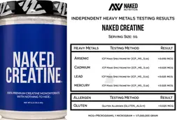 Label for Naked Creatine