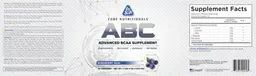 Label for ABC Blueberry Acai
