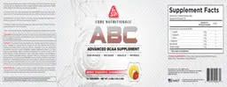 Label for ABC White Pineapple Strawberry