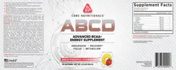 Label for ABCD White Pineapple Strawberry