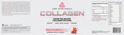 Label for Collagen Strawberry Lemonade