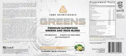 Label for GREENS Vanilla Bean