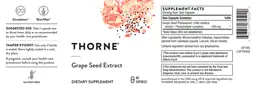 Label for Grape Seed Extract