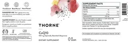 Label for CoQ10 100 mg