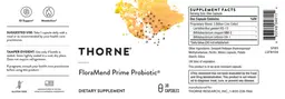 Label for FloraMend Prime Probiotic