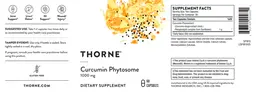 Label for Curcumin Phytosome 1000 mg