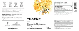 Label for Curcumin Phytosome 1000 mg