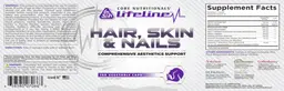 Label for Hair, Skin & Nails