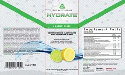 Label for Hydrate Lemon Lime