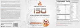 Label for ISO Frosted Cinnamon Bun
