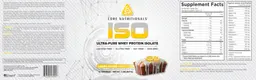 Label for ISO Lemon Pound Cake