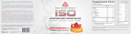 Label for ISO Strawberry Shortcake