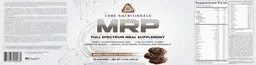 Label for MRP Double Chocolate Oatmeal Cookie