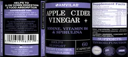 Label for Apple Cider Vinegar +