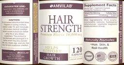 Label for Hair Strength