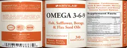 Label for Omega 3-6-9