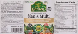 Label for Men's Once Daily Multi