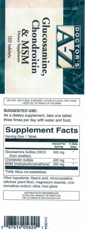 Glucosamine, Chondroitin & MSM