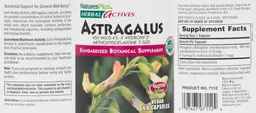 Label for Astragalus 450 mg