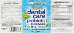 Adult's Dental Care Probiotic Lozenges N