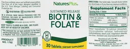 Biotin & Folate Sustained Release