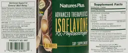 Label for Advanced Therapeutics Isoflavone Rx-Phytoestrogen