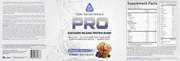 Label for PRO Blueberry Muffin