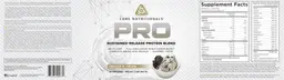 Label for PRO Cookies N' Cream