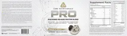 Label for PRO Cookies N' Cream