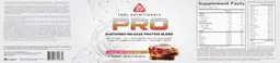 Label for PRO Peanut Butter & Jelly