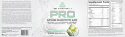 Label for PRO Pistachio Ice Cream